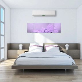 Obraz - Fioletowy kwiat (170x50 cm)