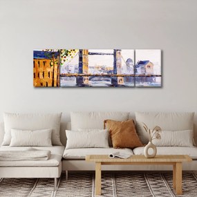 Obraz - Obraz miasta (170x50 cm)