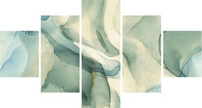Obraz - Atramentowa abstracja (125x70 cm)