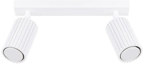 Biała lampa punktowa 6,5x30 cm Gleam – Sollux