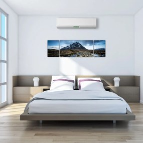 Obraz góry i rzeki (170x50 cm)
