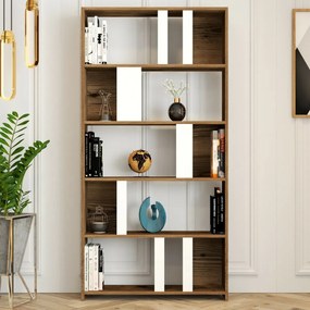 Biblioteczka Lima White and Walnut