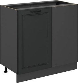 Szafka narożna antracytowy domek wiejski 86x46x81.6 r-line