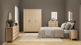 Szafka nocna z 2 szufladami Madrid, jackson hickory