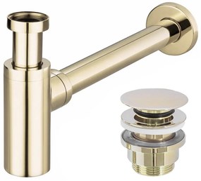 Syfon Umywalkowy Klik-Klak Uniwersalny REA Złoty