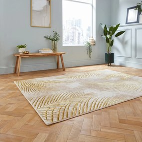 Beżowo-złoty dywan 170x120 cm Creation – Think Rugs