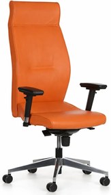 Fotel biurowy MEGA, pomarańczowy