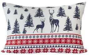 Poszewka na poduszkę z mikrofibry TWINKLE CHRISTMAS 50x70 cm, kolorowa
