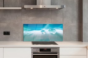 Panel nad Blat Kuchenny Makro Detal Kropli Wody