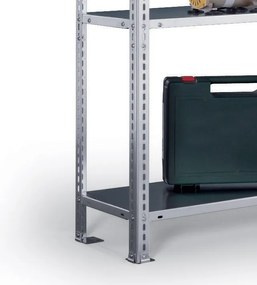 META Śrubowany regał półkowy FIX, 230 kg, 2500 x 1000 x 400 mm, dodatkowy