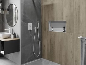 Mexen X-Wall-NR półka wnękowa bez kołnierza 60 x 30 cm, biała - 1921603010