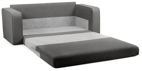 Szara rozkładana sofa 160 cm Come – Bobochic Paris