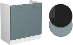 Szafka pod zlew niebiesko-szary 80x46x81.6 r-line