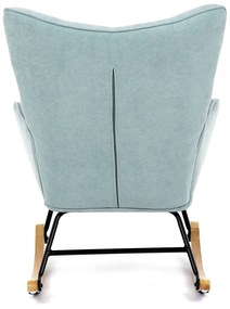 Fotel bujany BLUE2, turkusowy
