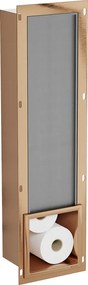 Mexen X-Wall-B magazynek na papier toaletowy, miedź szczotkowana - 19C5
