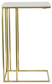 Stolik z blatem w dekorze marmuru 31x41 cm Roshan – Light &amp; Living