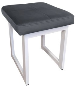 TABORET SOLID 45cm STOŁEK LOFT podstawa biała BL14