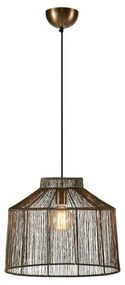 Lampa wisząca w kolorze brązu z metalowym kloszem ø 42 cm Capanna – Markslöjd