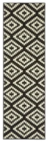 Czarno-biały chodnik Hanse Home Basic Nordic, 80x200 cm