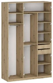 Korpus szafy modułowej FORMO K7 150 dąb artisan HALMAR