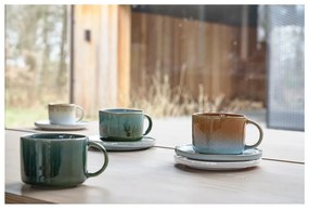 Kremowe kamionkowe kubki zestaw 2 szt. na espresso 80 ml Styles – Villa Collection