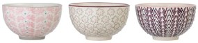 Zestaw 3 kamionkowych misek Bloomingville Maya, ø 11,5 cm