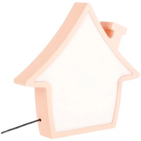 Różowa lampka dziecięca House – Candellux Lighting