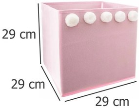 Pojemnik tekstylny POMPOM, 24 L