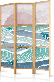 Parawan japoński Artgeist Zwierzęta 135 x 172 cm 1 szt