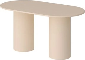 Pastelowy owalny stół Roseto Hubertus