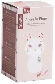 Jasnoróżowa lampa dziecięca ø 8,5 cm Cat – Moulin Roty