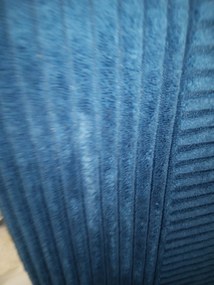 PROMOCJA Rozkładana sofa w kształcie U TAVERO 321x140 cm, ciemnoniebieska II. gatunek