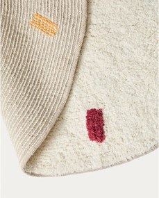 Kremowy bawełniany dywan dziecięcy ø100 cm Epifania – Kave Home