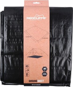 Redcliffs Plandeka namiotowa, 3 x 4 m, czarny, 3 x 4 m