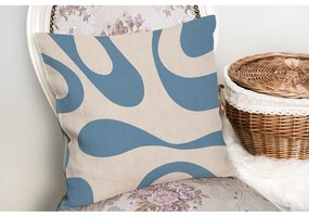 Poszewka na poduszkę 43x43 cm Blue Latte – Mila Home