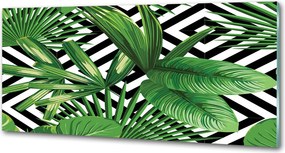 Panel do kuchni Tropikalne liście
