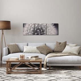 Obraz dmuchawca (z zegarem) (90x30 cm)