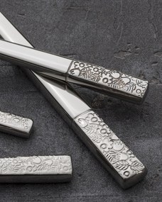 Sztućce Fiori Platinum dla 6 osób 24 części