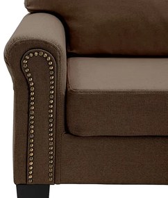 Trzyosobowa brązowa sofa - Alaia 3X