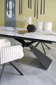 Rozkładany stół Luciano Halmar efekt białego marmuru