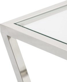 Konsola Vertigo silver 120x40x80cm