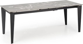 Rozkładany stół z blatem ze spieku Felix Halmar efekt szarego marmuru