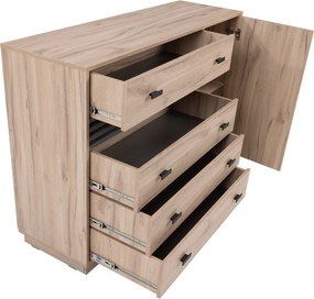 Komoda PUNTO 135 cm do Salonu Sypialni Dąb