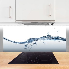 Szkło do Kuchni na Ścianę Błękitne Fale Oceanu