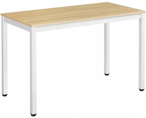 Prostokątny stół z 4 szarymi krzesłami B2-D56