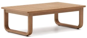 Stolik z litego drewna eukaliptusowego w naturalnym kolorze 60x100 cm Sacaleta – Kave Home