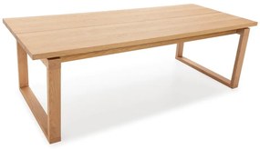 Stół z blatem w dekorze dębu 100x220 cm Rina – Marckeric