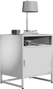 Metalowy stół nocny boczny Flokas L