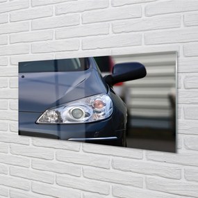 Szklany Panel Elegancki Czarny Samochód