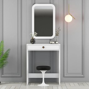Stolik kosmetyczny Lisbon Mirror White